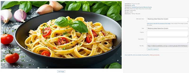 Mastering Italian Pasta from Scratch