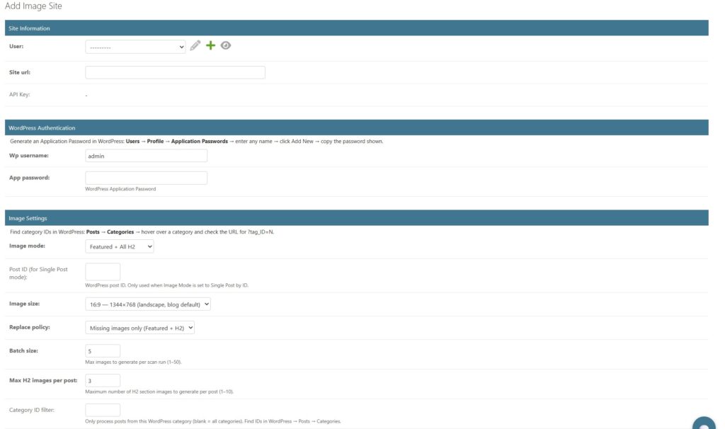 Copyright Free Images for WordPress Generated by AI