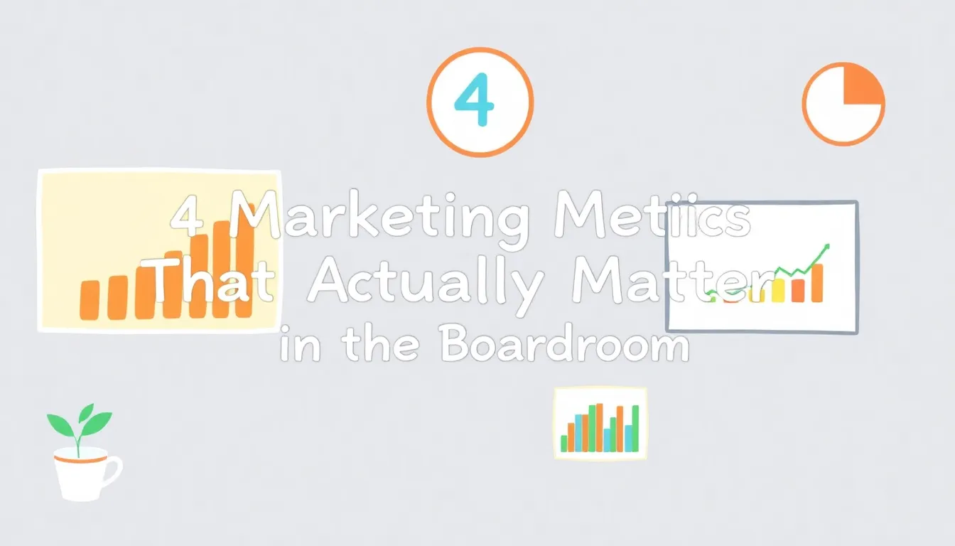 4 MARKETING METRICS THAT ACTUALLY MATTER IN THE BOARDROOM