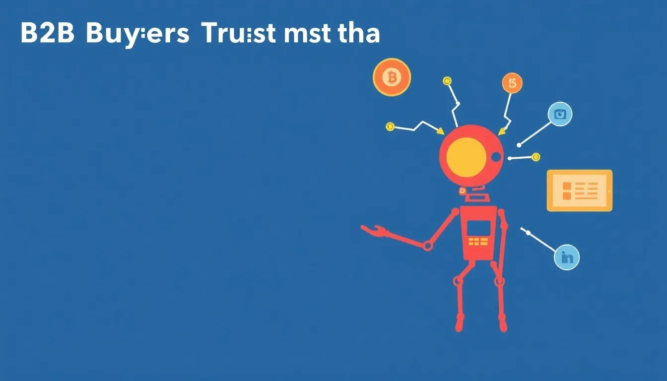 B2B BUYERS TRUST AI LESS THAN MARKETERS ASSUME