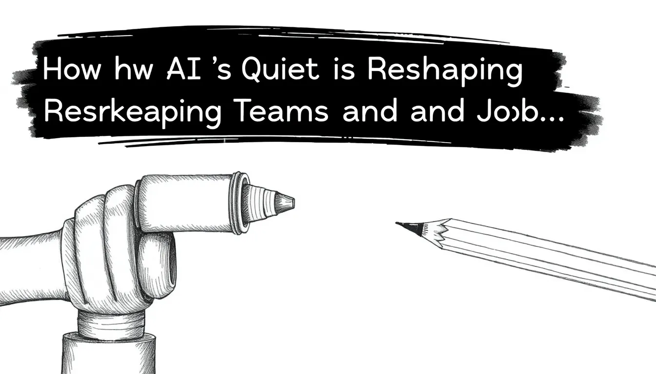 HOW AI IS QUIETLY RESHAPING MARKETING TEAMS AND JOBS