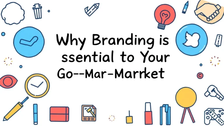 WHY BRANDING IS ESSENTIAL TO YOUR GO-TO-MARKET STRATEGY