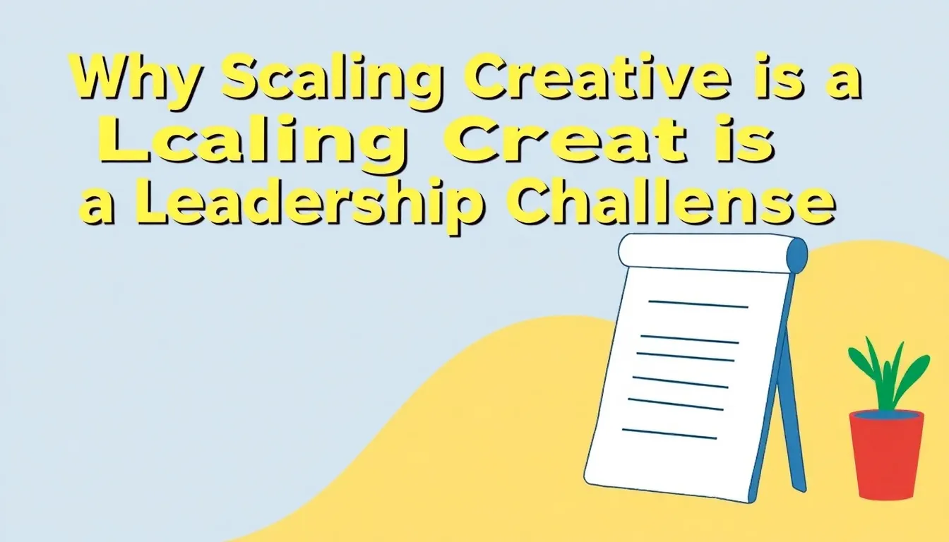 WHY SCALING CREATIVE IS A LEADERSHIP CHALLENGE IN 2025
