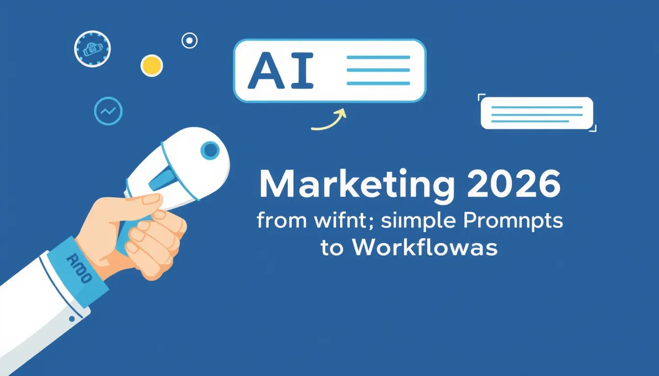 AI IN MARKETING 2026: MOVING FROM SIMPLE PROMPTS TO WORKFLOWS